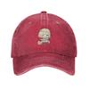Hololive English Watson Amelia Unisex Baseball Cap Smol Ame Detective Distressed Cotton Hat Classic Outdoor Running Headwear