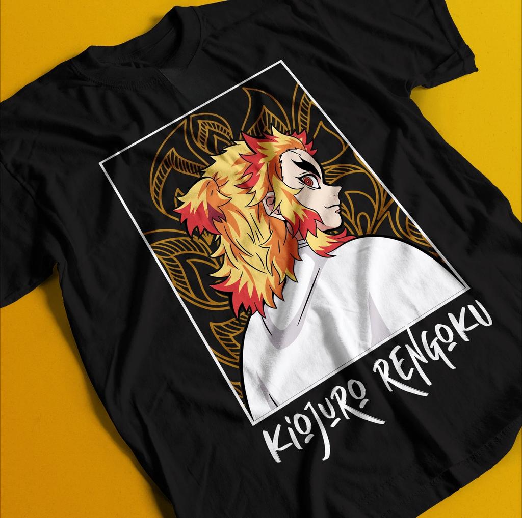 Demon Slayer Shirt Rengoku Kyojuro Tshirt Tanjiro TShirt Muzan Doma Wind Tee Summer Unisexs and Womens Tshirt Top