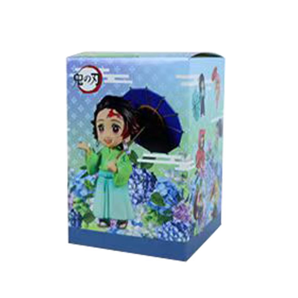 Hot Demon Slayer New Character Peripheral Plum Rain Series B Figure Car Model Ornaments Collectibles Christmas Gifts