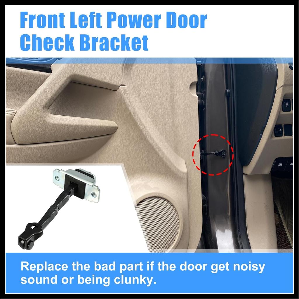 Front Left Door Hinge Check Arm Stop Strap Fit for Hyundai Sonata 2011-2015 No.79380-3S000 - Pack of 1 Durable Material