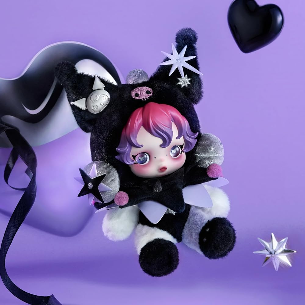 Pop Mart Skullpanda Kuromi Plush Toy Soft Stuffed Animal 30cm