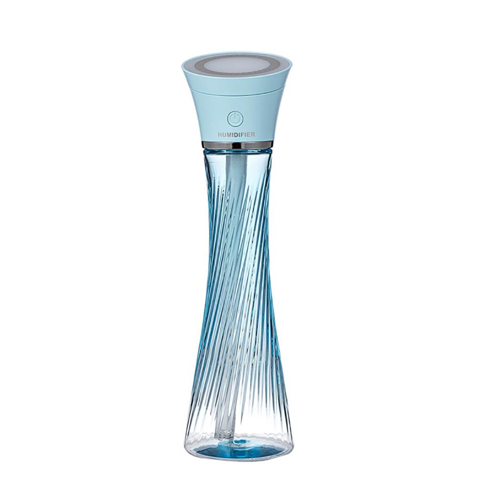 

Air Humidifier USB Rechargeable Cool Mist MakerPurifier with Mirror Colorful Night Light sky blue