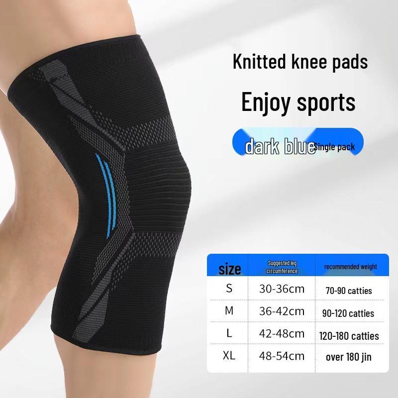 

Shuangxing Sports Knitted Nylon Knee Support Pads for Cycling, Running, and Fitness M (Recommended Weight: 45-60 kg) Single Pack