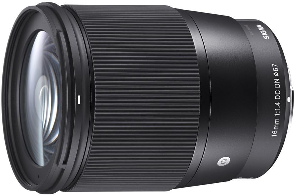Sigma 16mm DC DN Micro Four Single Wide Contemporary F1.4 Lens, Thirds, Focus, Angle, MFT, Mirrorless,