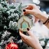 Sea Glass Christmas Decorations Handmade Pendants Christmas Trees And Coastal Home Decorations For Themed Crystals for Car