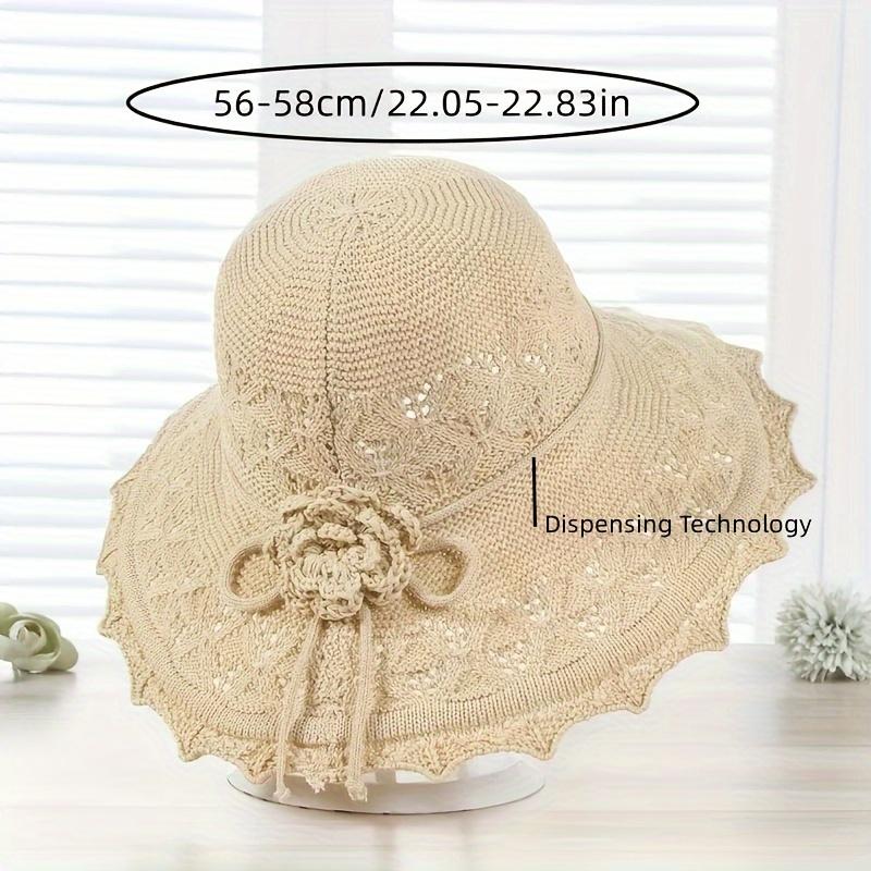 Stylish Wide Brim with Aluminum Detailing - Foldable, Suitable for Beach and Outdoor Activities