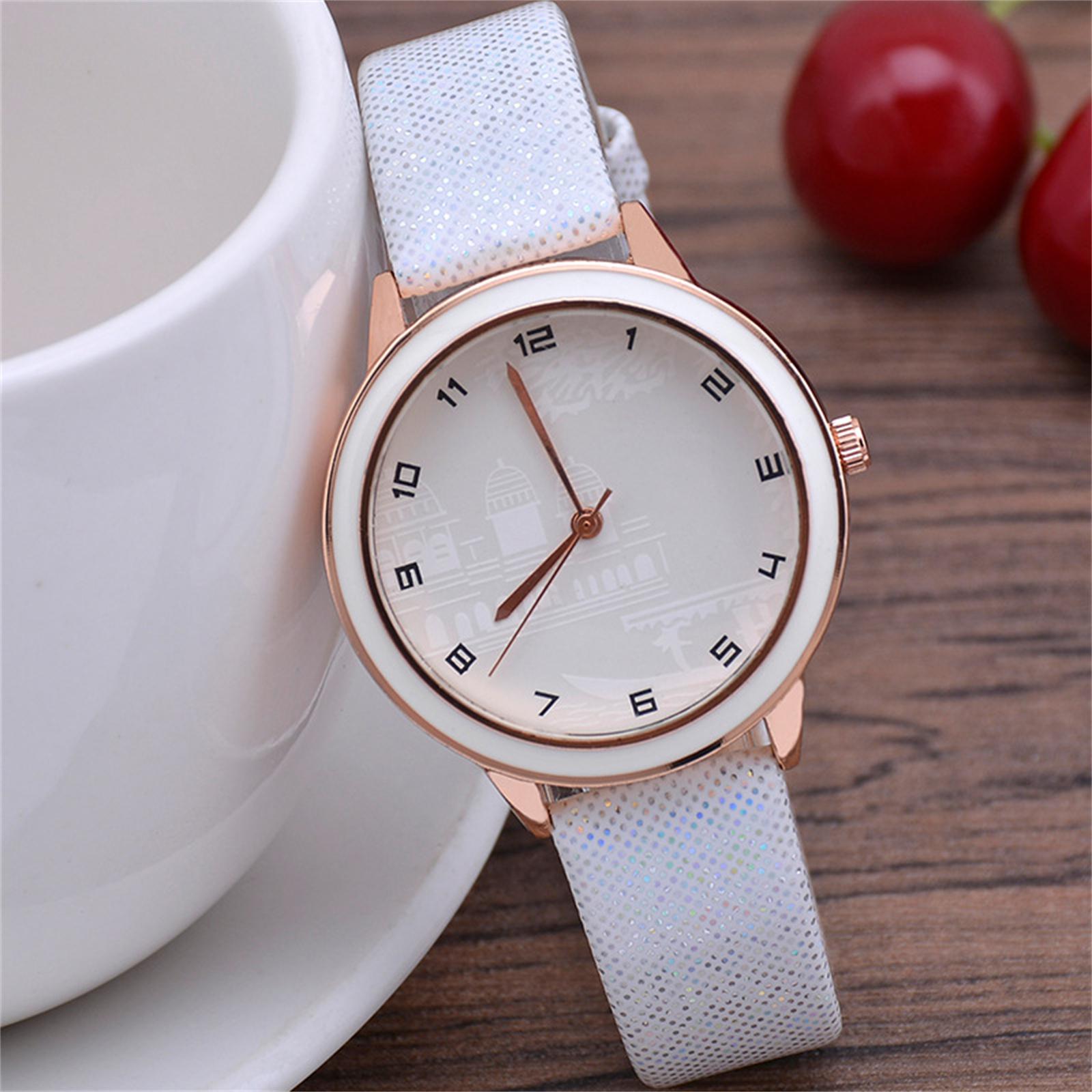 

Женские модные кожаные часы One Size