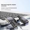100W For Magsafe3 Side-Bend Magnetic Fast Charging Adapter Compatible With Air Pro M1 M2 M3 M4 M5 Pd Type-C To Magsafe3