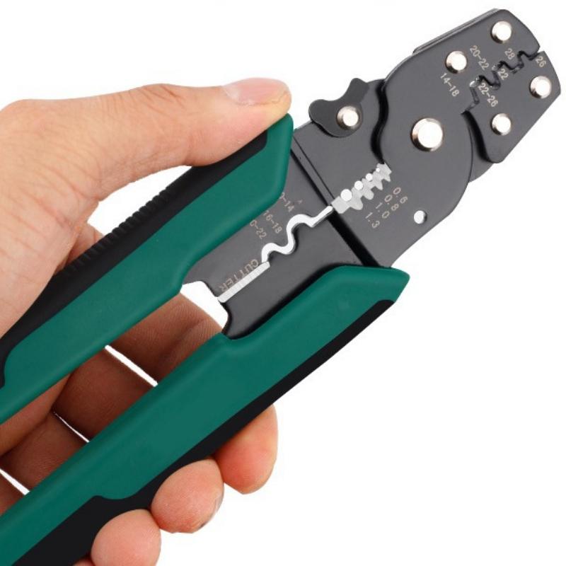 Multi-function Mini Electric Terminal Crimping Pliers With Wire Stripping Cutting Hand Crimping Tool