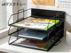 YFS A4 Letter Case 3 Tiers Square 2 Envelope Tray A4 Desk Tray Open Tray Wide Document Tray Document Shelf Catalog Storage Document Storage Office
