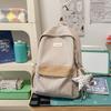 Schoolbag Small Fresh Plaid Backpack Women's Large Capacity Lightweight Japanese Student School Bag Mori ins Versatile Backpack