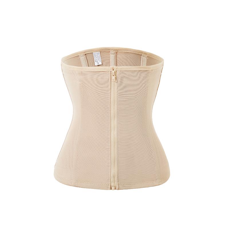High-Waisted Postpartum Waist Cincher with Zipper for Tummy Control and Body Shaping 3XL