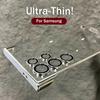 Ultra Thin Suitable for Samsung S25Plus Mobile Phone Case Electroplated Transparent S24Ultra Frameless S23 Hard Set PC Full Package