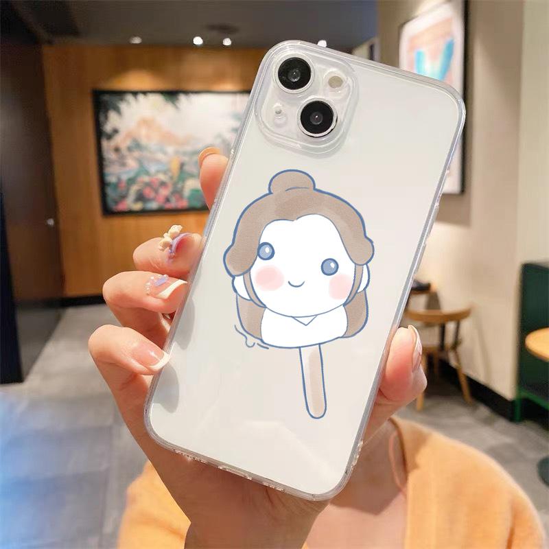 Heaven Officials Blessing Transparent Phone Case For iPhone 15 16 14 13 12 11 Pro Max XS X XR SE 7 8 Plus Straight Edge Cover