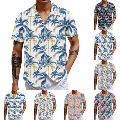 Ανδρικό Καθημερινό Φαρδύ Μπλουζάκι Κοντομάνικο Μόδα Μπλουζάκι με Εκτύπωση Τοπ