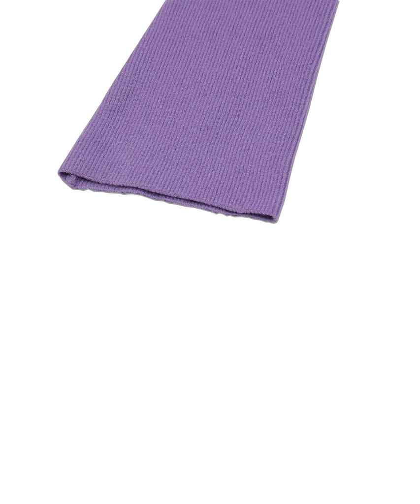 HIGH SCHOOL DISCO Wide Crop Knit Purple