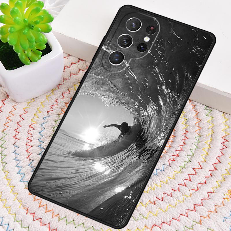 Extreme Sports Surfing Phone Case for Samsung Galaxy note 10 pro S26 Ultra S23 S24 FE S25 S21 S22 PLUS shockproof Cove