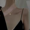 Love Necklace Light Luxury Niche Simple Necklace Summer Necklace New Year Women's Collarbone Chain
