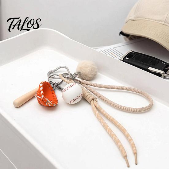 Faux Leather Keychain Baseball Theme Keychain, Glove Purse Bag Charm, Charm Backpack Hanging Decorative Accessory, Gift for Lovers