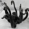 Vintage Octopus Mug Holder Resin Sea Animal Figurine Kitchen Countertop Coffee Cup Organizer Hanger Stand Rack Indoor Outdoor Decoration