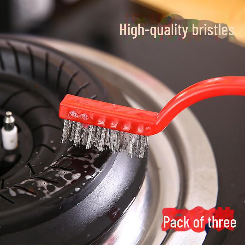 Gas Stove Cleaning Brush - Kitchen Wire Brush for Range Hoods and Stoves