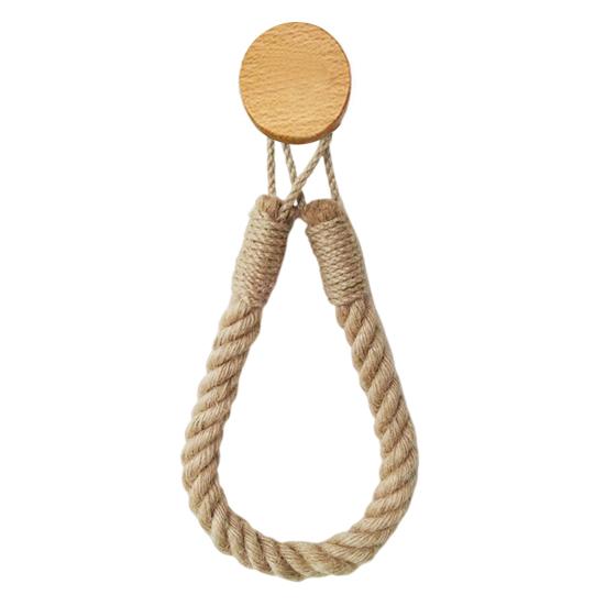 

Держатель рулона салфеток, деревенский дизайн, не требуется сверление, простая установка, держатель рулона джутовой веревки, органайзер для бумаги A