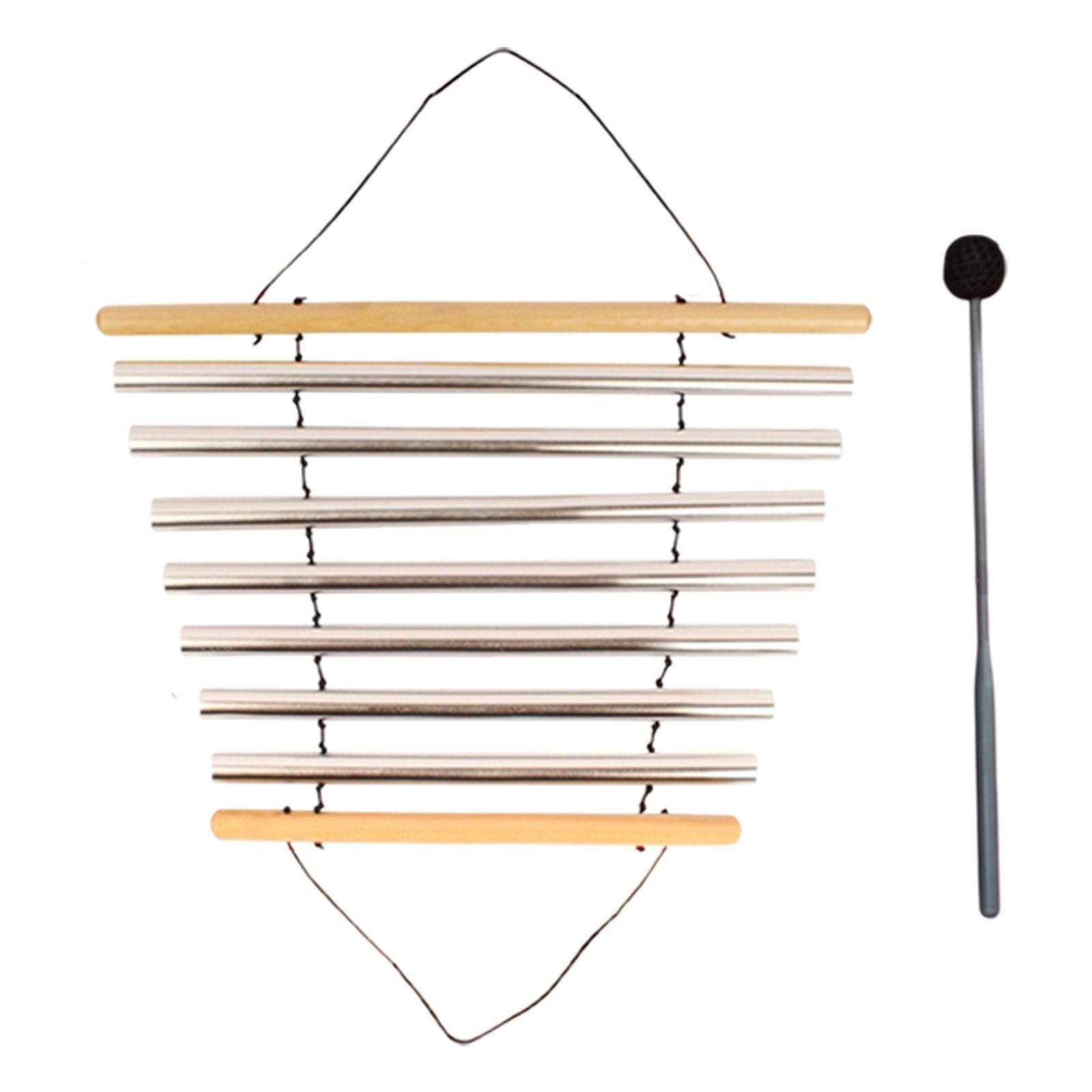 

Wood Aluminum Meditation Flow Chimes Handheld Bath Percussion Bowl for Yoga Studio and Sound Bath