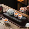 Ceramic Kung Fu Tea Set, Household One Pot And Four Cups Of Business Gifts, Annual Meeting Souvenirs, Souvenirs Can Be Printed