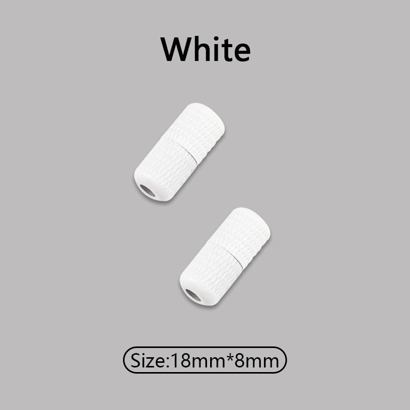 1 Pair Aluminum Capsules Lock Shoelaces Sneakers Buckle Metal No Tie Shoe Laces Colorful Lock Buckle Kits Shoelace Accessories