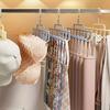 Wardrobe Belt Tie Hanger Scarf Holder Hook Multi-functional Hat Cap Storage Rack Closet Organizer for Tank Top Accessories