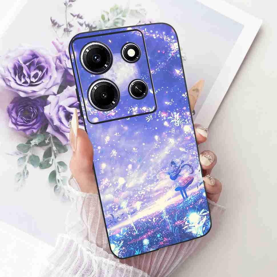 Phone Case For Infinix Note 30i X6716 Stylish Painted Cover For Infinix Note30i Note 30i Soft Silicone Shockproof Cover Fundas