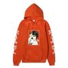 Men Women Fleece Hoodie Death Note L Portrait Two Sleeve Vertical White Text Anime Casual Hooded Sweatshirt