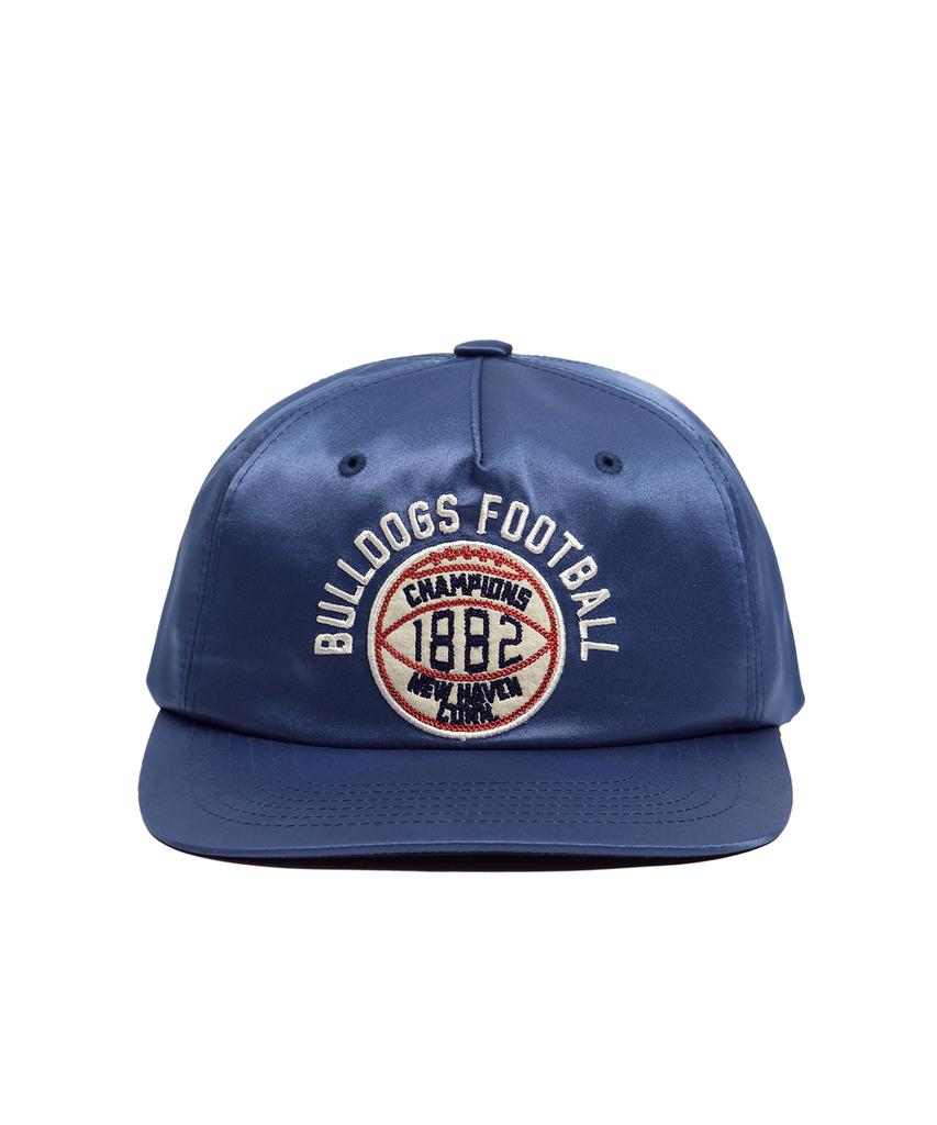 YALE 1882 Football Champions Satin Snap Cap_Blue
