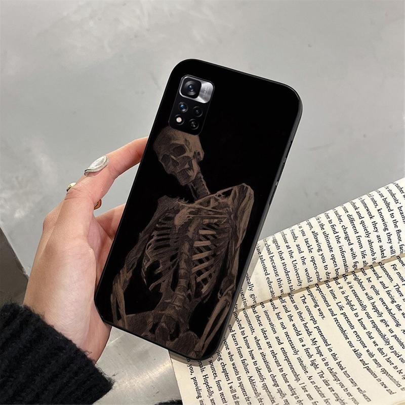 Skeleton Art Phone Case For Xiaomi Redmi note 14 Pro 14 13 12 11 10 Pro 14S 12S 11S Redmi 14C 13C 10