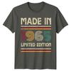 Made In 1965 Limited Edition Unisexs T Shirt 61st Birthday Gift
