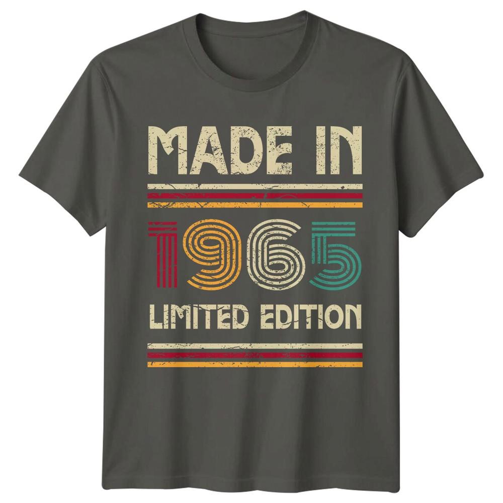 Made In 1965 Limited Edition Unisexs T Shirt 61st Birthday Gift