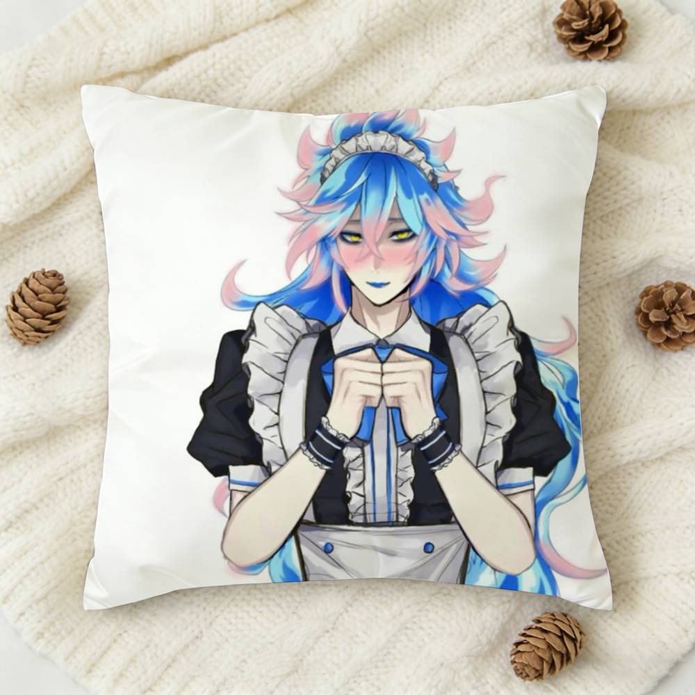 Pc Virtual Singer Idia Shroud Lilia Doublesided Printed Square Decorative Cushion Cover for Sofa Living Room Home Decor