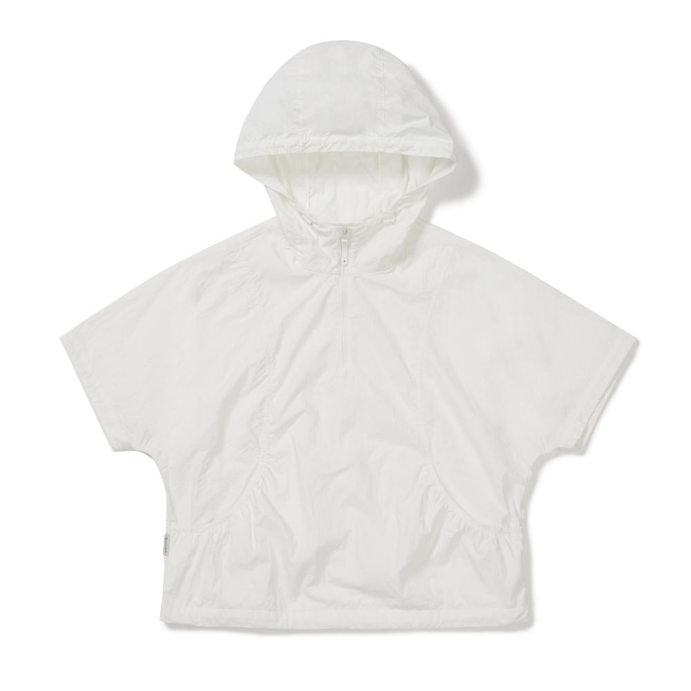 SNOWPEAK Pico Sunblock Ultralight Women's Half-Sleeve Anorak Off White (S26MWTAN77)