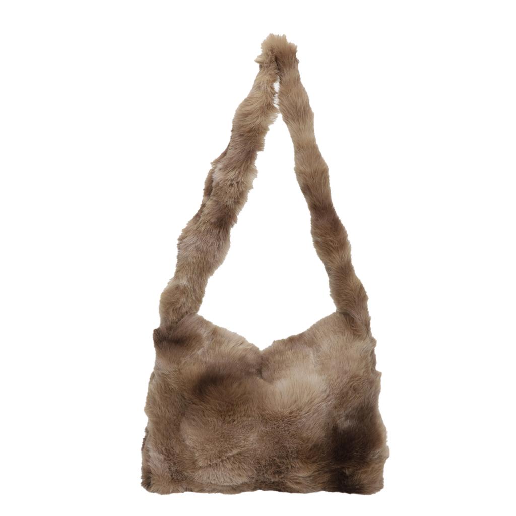 Velvet Women's Bag  High Beauty  Shoulder Bag  Soft  Versatile  Simple Tote  New Product