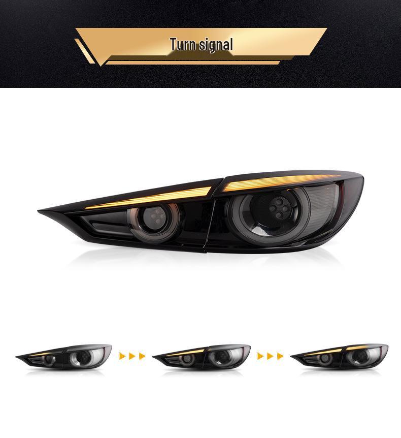 LED Taillight Assembly for 2014-2019 Mazda 3 Axela - Flowing Welcome Light Modification