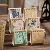 2026mini Petit Calendrier de Bureau, Calendrier de Bureau Style Chinois Ornement de Décoration DIY pour Bureau Planification Quotidienne