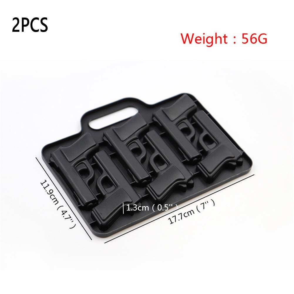 Ice Cube Molds Handgun Silicone Moulds Ice Ball Mold for Whiskey Cocktails Fondant Chocolate Handmade