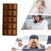 Chocolate Bar Squeeze Toy, Soft Slow Rebound Sensory Fidget, Anti-Anxiety Stress Relief for Desk Decor