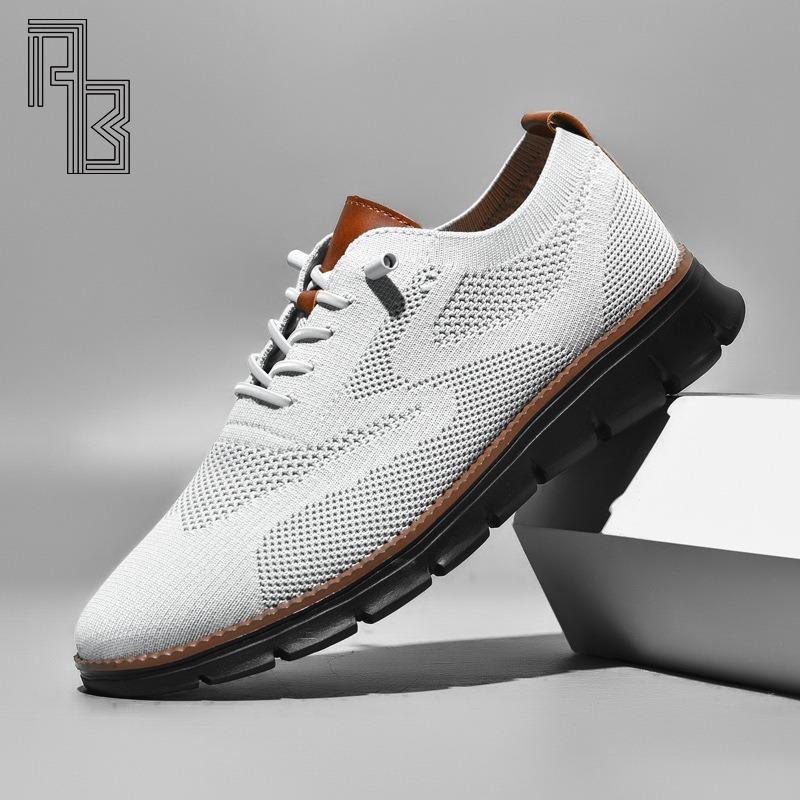 New British Style Men's Shoes, Breathable Sports Shoes for Spring and Summer, Casual and Fashionable Versatile Shoes