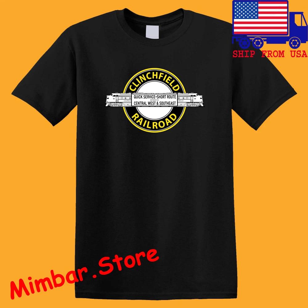 

Clinchfield Railroad Men s Black Size S-5XL 2XL