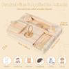 Holz Enrichment Futtersuchspielzeug 6 in 1 Haustier Hamster Futtersuche Futterspender Spielzeug Puzzlespiel Fütterungsspielzeuge für Kaninchen Hamster Chinchilla Haustier