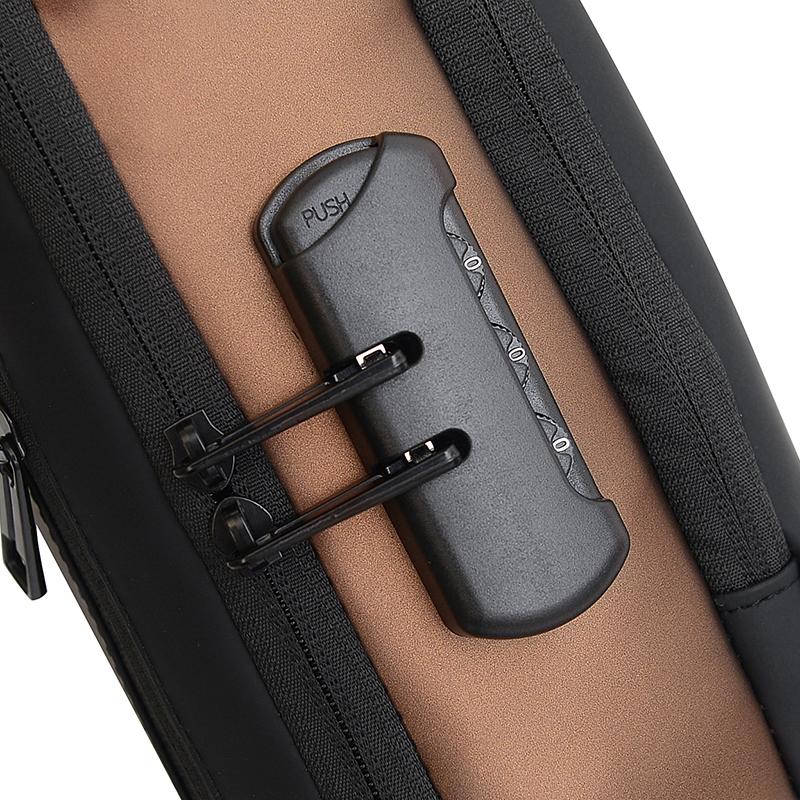 Herren Diebstahlsichere USB-Lade Umhängetasche - Multifunktionale Crossbody Sling Pack für Reisen & Täglichen Gebrauch