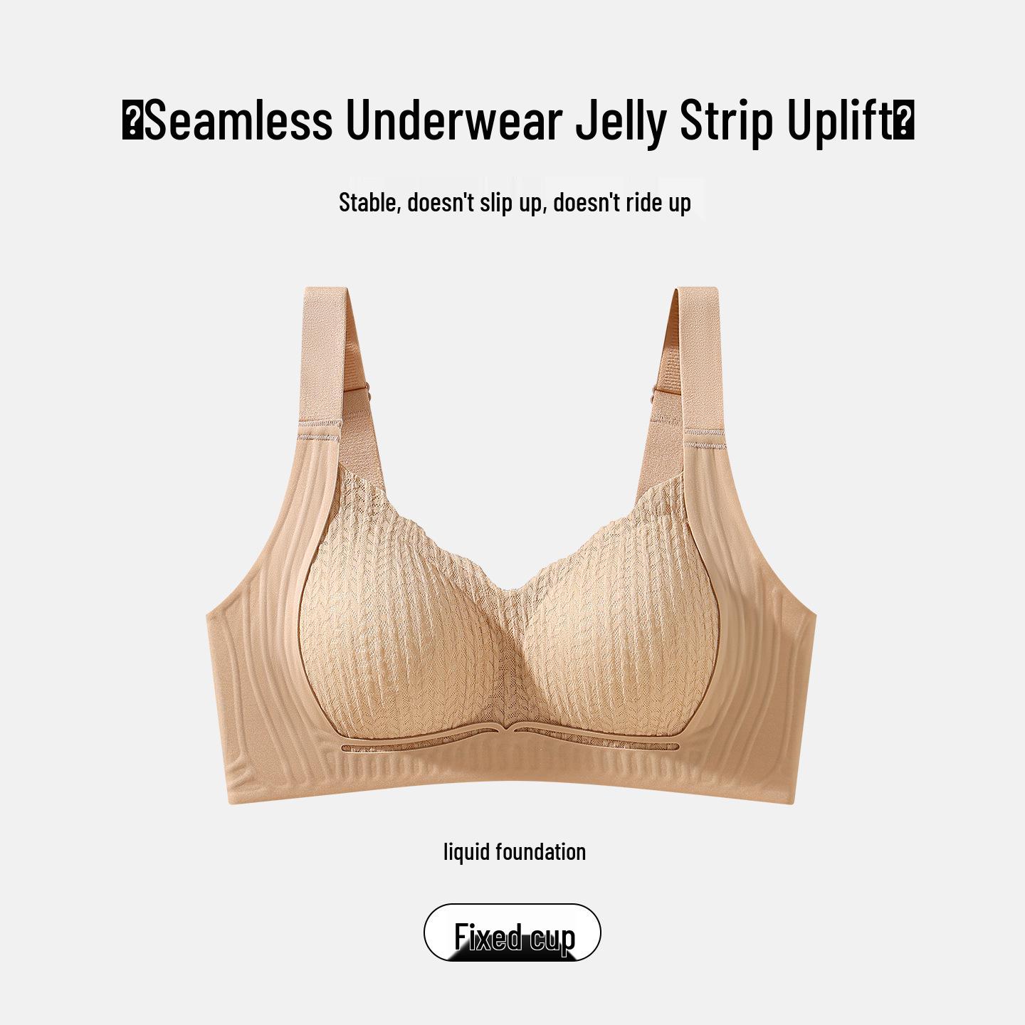 

Красный бесшовный беспроводной бюстгальтер для маленькой женской груди - Поддерживающий, предотвращающий провисание, удобный жилет M (90-105 kg)