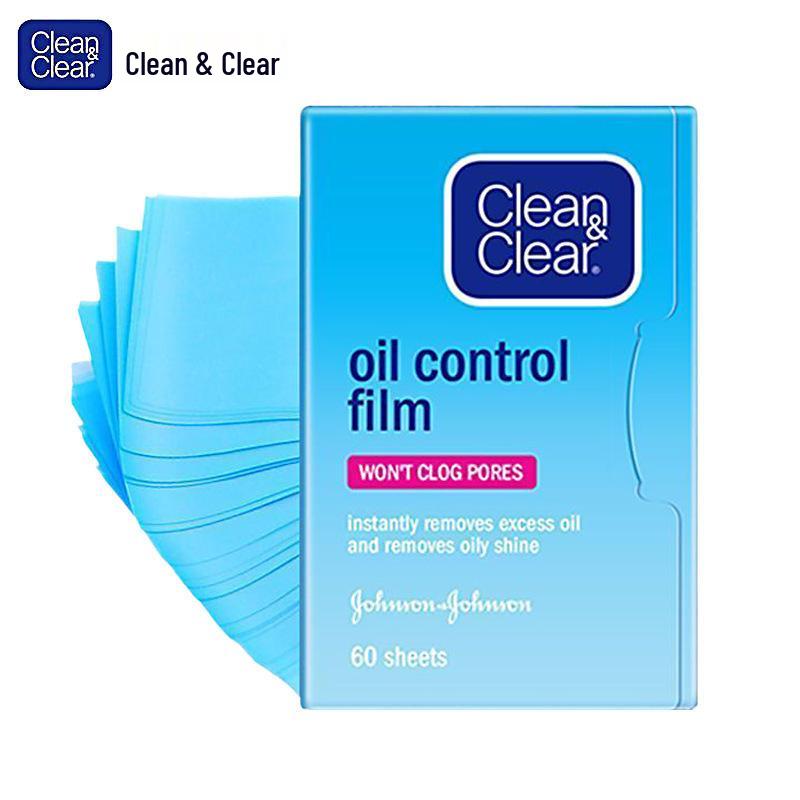 Очищающие матирующие салфетки Clean & Clear - Синяя и розовая пленка для контроля пор и очищения
