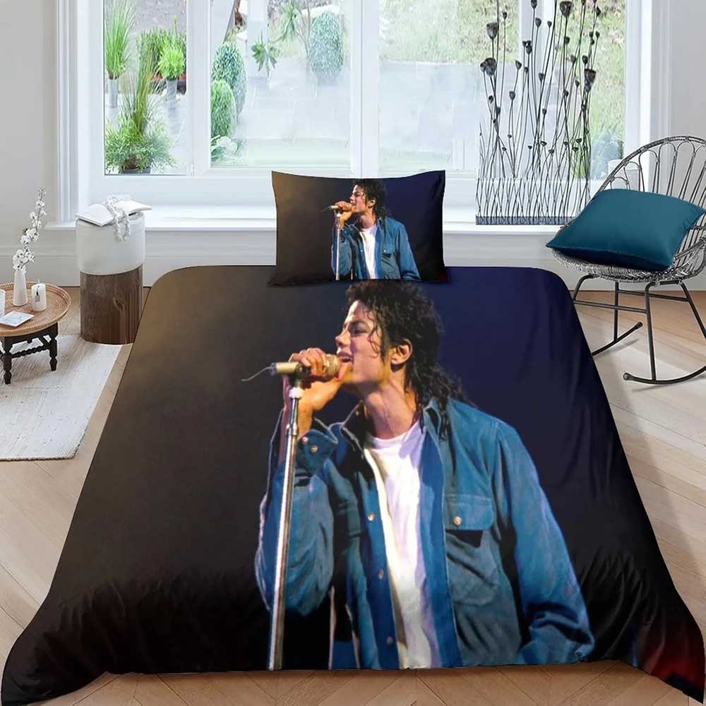 3D Print Michael Jackson Bedding Set 3D Printed Suitable for Bedroom Duvet Cover Set With Pillowcases Kids Home Textile